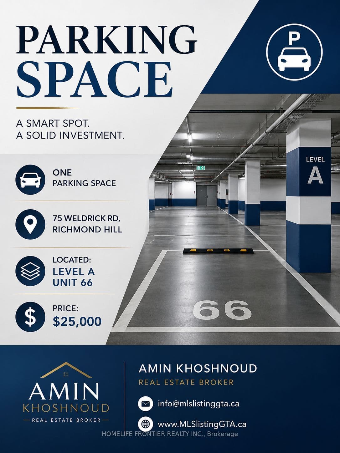 Unit Parking Level A #66 75 Weldrick Road photo 1